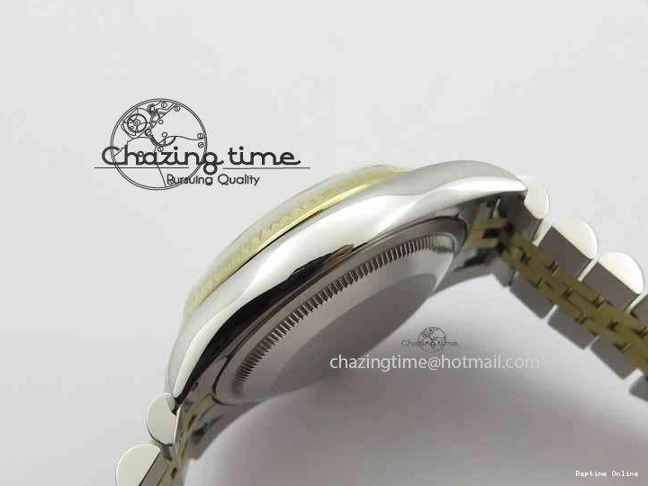 0410 DateJust 116234 SS YG BP Best Edition Gray Dial Diam Markers On SS YG Bracelet SA ZipUp 3745